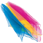 Vegena 30 Panni Da Giocoliere In Chiffon (60x60 Cm) – Morbidi E Colorati Per Giochi Sensoriali, Danza E Attività Per Bambini